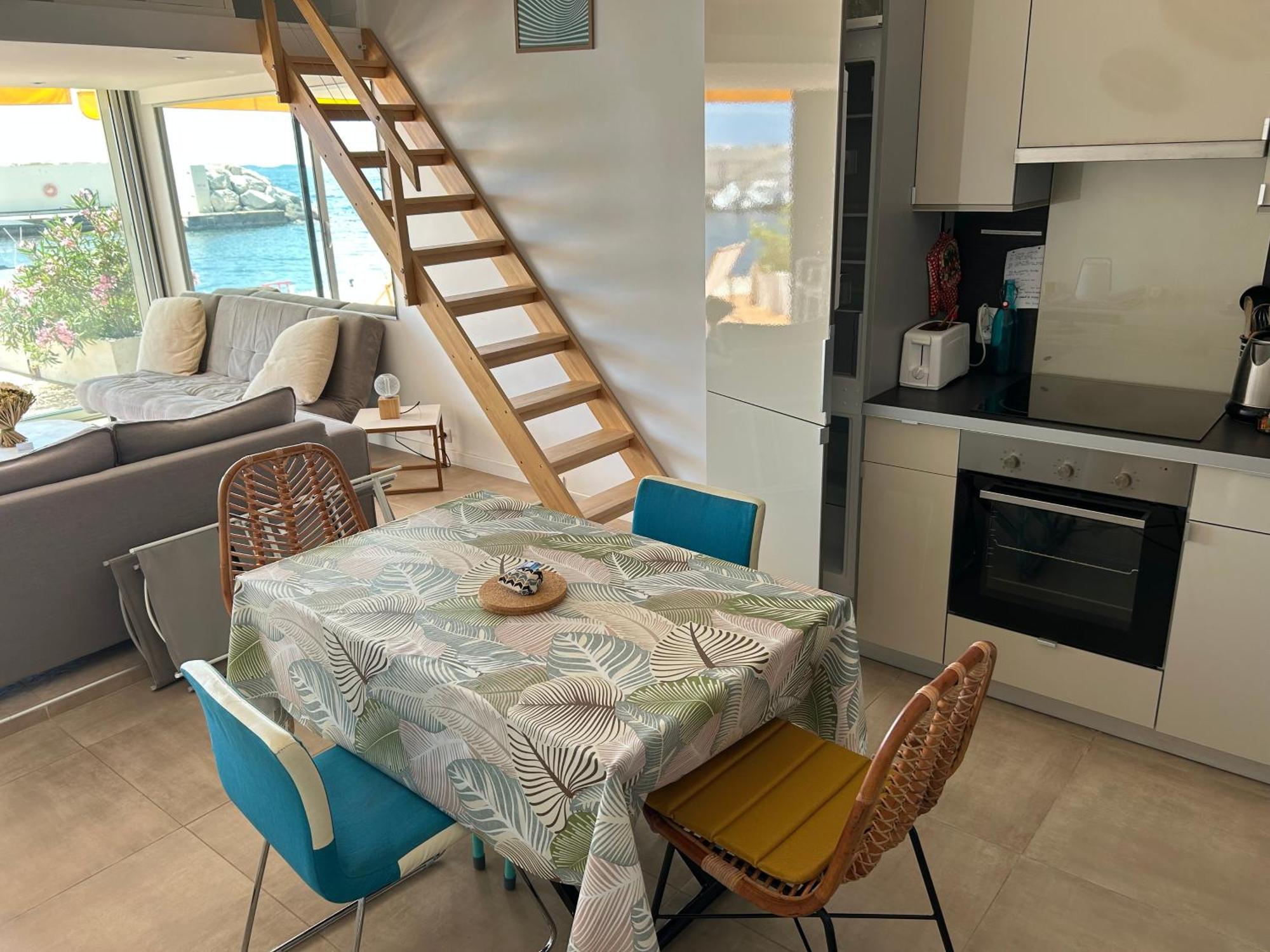 Horizon Bleu Bandol : Appartement Pieds Dans L'Eau Exterior foto